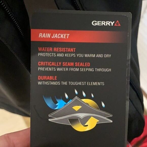 New Gerry Outdoor Needs Black Jacket - Picture 10 of 11